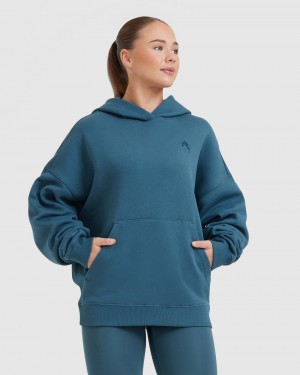 Blue Oner Active All Day Oversized Hoodie | 98045UDYZ