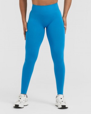 Blue Oner Active Effortless Seamless Leggings | 39012LZJO