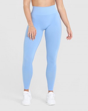 Blue Oner Active Effortless Seamless Leggings | 07164DHIA