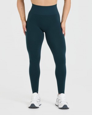 Blue Oner Active Effortless Seamless Leggings | 62195KWRN