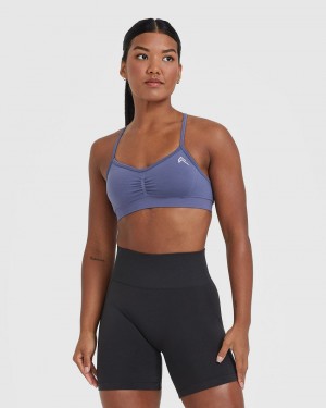 Blue Oner Active Effortless Strappy Bralette Sports Bras | 84127GUKE