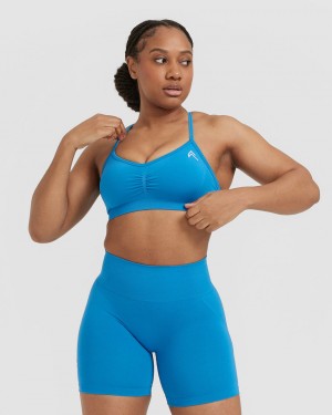 Blue Oner Active Effortless Strappy Bralette Sports Bras | 81476KRUF