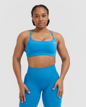 Blue Oner Active Everyday Cross Over Bralette Sports Bras | 58643AOJT