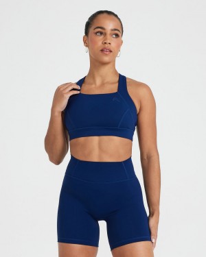 Blue Oner Active Timeless Wide Strap Sports Bras | 17456EVAS