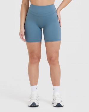 Blue Oner Active Unified High Waisted Shorts | 06491YDHE