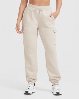 Brown Oner Active All Day Lightweight Cargo Joggers | 47916MIUP