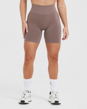 Brown Oner Active Effortless Seamless Shorts | 20378USAR