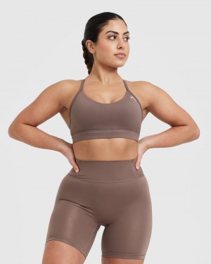 Brown Oner Active Everyday Sports Bras | 38427LXHC