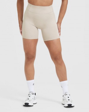 Brown Oner Active Timeless High Waisted Shorts | 29065FEOR