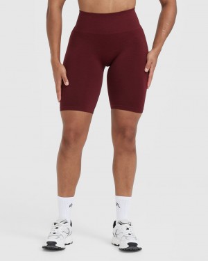 Burgundy Oner Active Effortless Seamless Cycling Shorts | 72016NCIK