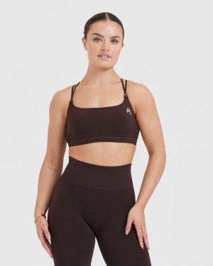 Dark Grey Oner Active Everyday Cross Over Bralette Sports Bras | 50163XKDM