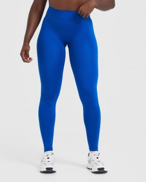 Deep Blue Oner Active Timeless High Waisted Leggings | 58741EFDY