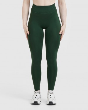 Deep Green Oner Active Timeless High Waisted Leggings | 20318OAJK