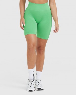 Green Oner Active Effortless Seamless Cycling Shorts | 20873RMHY