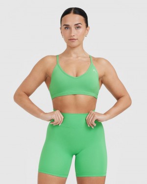 Green Oner Active Timeless Strappy Bralette Sports Bras | 30257CPWJ