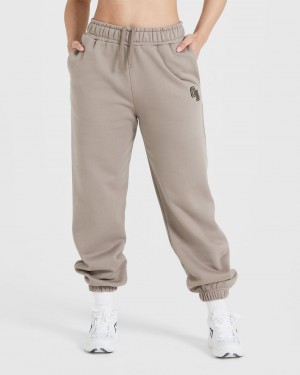 Grey Oner Active All Day Varsity Oversized Joggers | 06712AUGZ