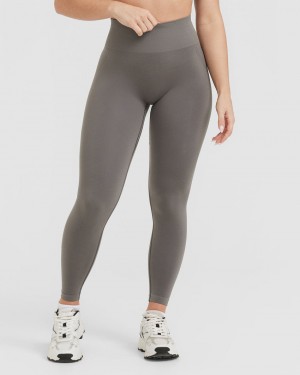 Grey Oner Active Effortless Seamless Leggings | 49216NTDZ