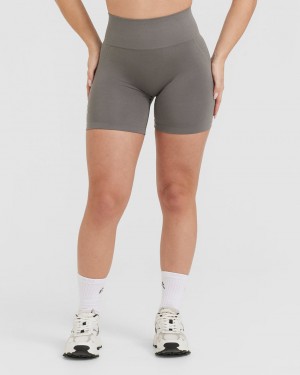 Grey Oner Active Effortless Seamless Shorts | 42981UVGL