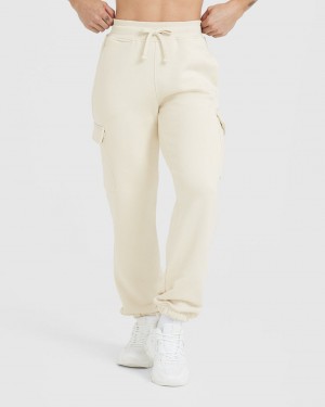 Light Yellow Oner Active All Day Est 2020 Cargo Joggers | 14309OSZA