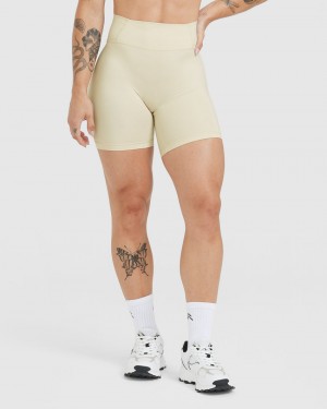 Light Yellow Oner Active Timeless High Waisted Shorts | 96387ASRL