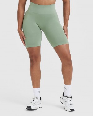 Olive Oner Active Effortless Seamless Cycling Shorts | 52913IHQV