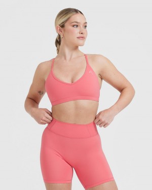 Pink Oner Active Timeless Strappy Bralette Sports Bras | 32451XZIJ