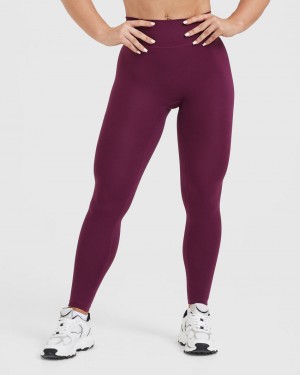 Purple Oner Active Timeless High Waisted Leggings | 15328XJEW