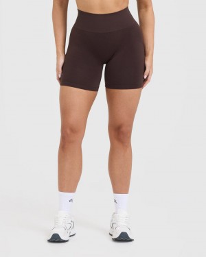 Purple / Brown Oner Active Effortless Seamless Shorts | 68175ZWMG