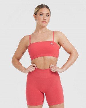 Red Oner Active Everyday Bandeau Bralette Sports Bras | 75164JZOM