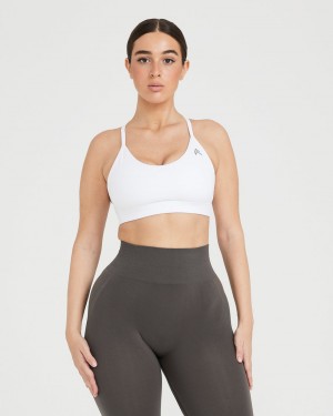 White Oner Active Everyday Sports Bras | 69810GBXA