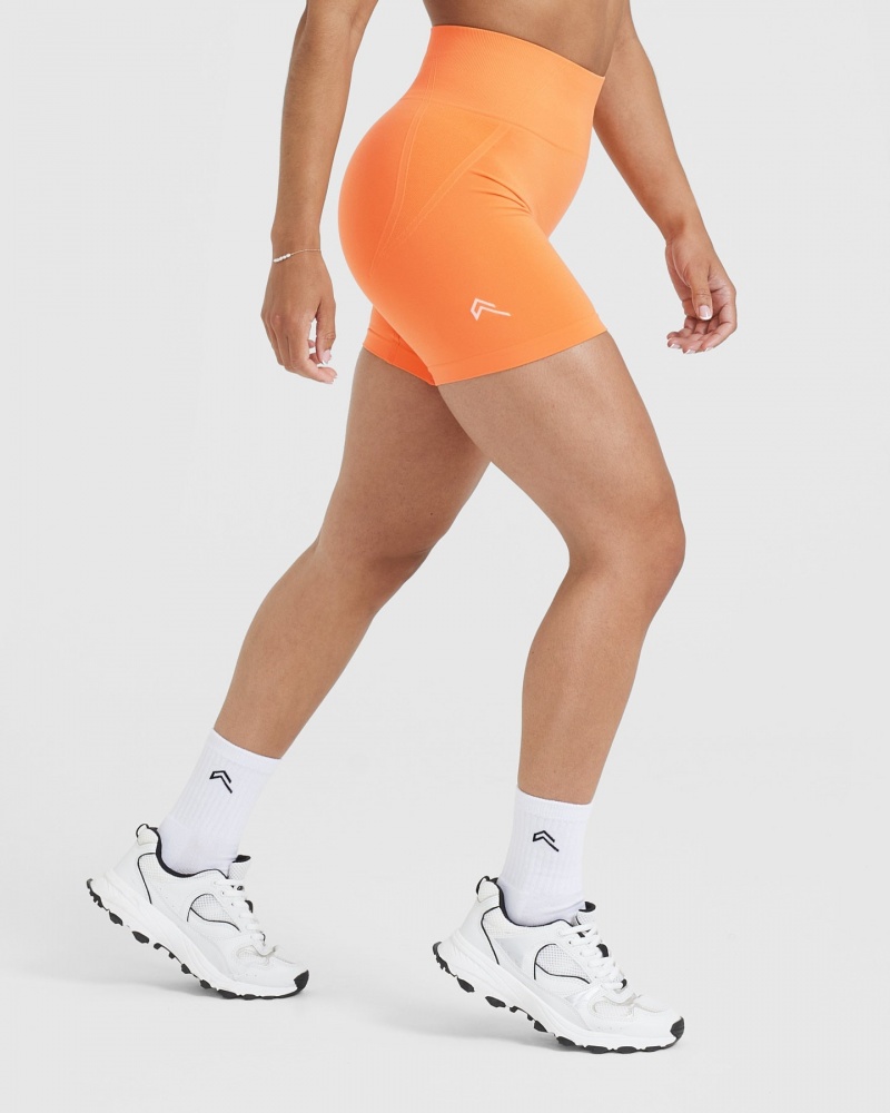 Apricot / Orange Oner Active Effortless Seamless Shorts | 65097AYVR