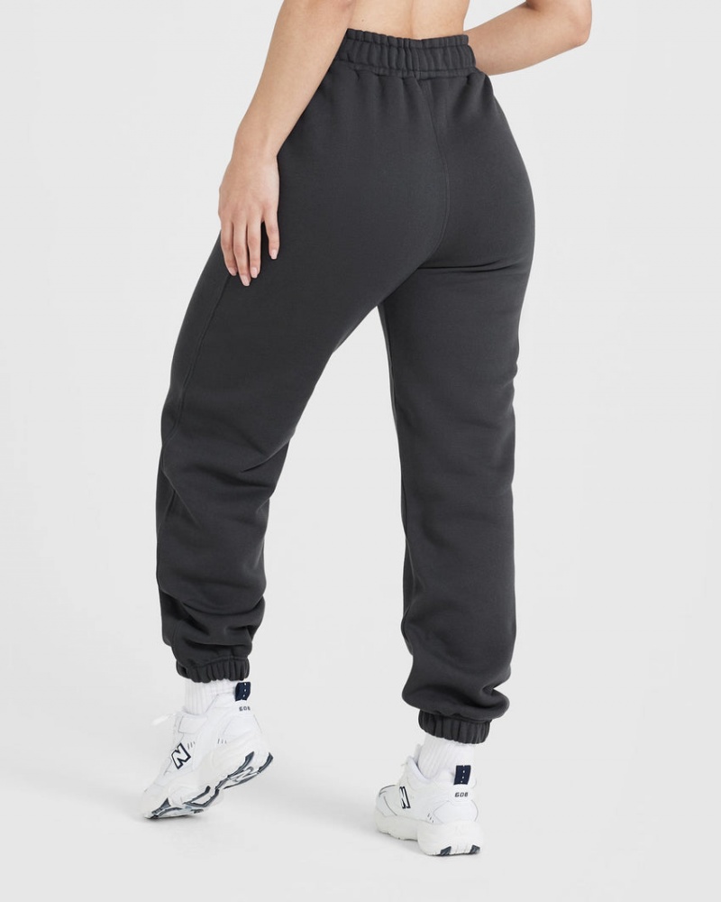 Black Oner Active All Day Varsity Oversized Joggers | 14762IQPL