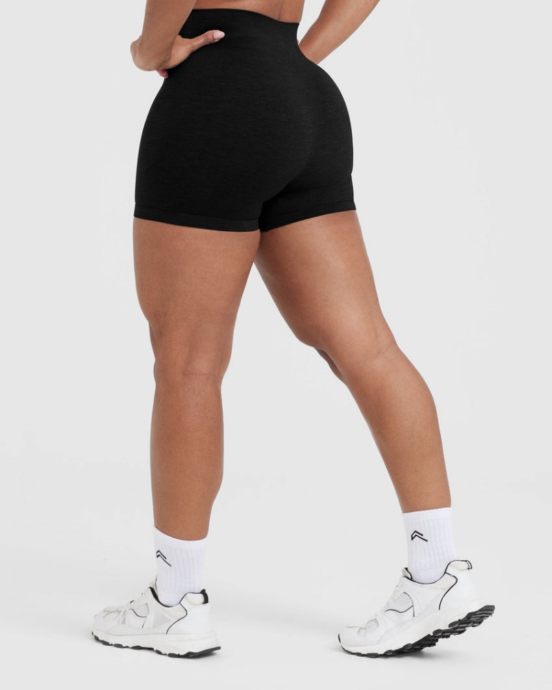 Black Oner Active Classic Seamless 2.0 Booty Shorts | 98524SAMD