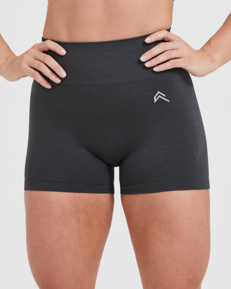 Black Oner Active Classic Seamless 2.0 Booty Shorts | 27098LDHU