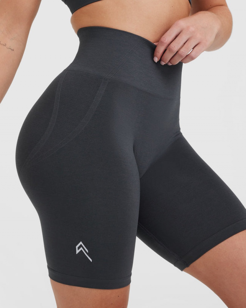 Black Oner Active Effortless Seamless Cycling Shorts | 87251SXZQ