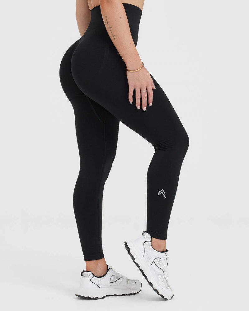 Black Oner Active Effortless Seamless Leggings | 87921RHAI