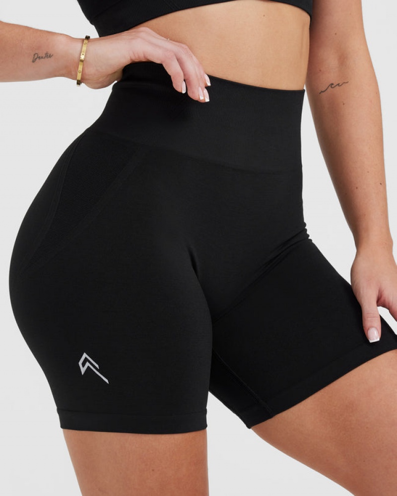 Black Oner Active Effortless Seamless Shorts | 92534FTCX