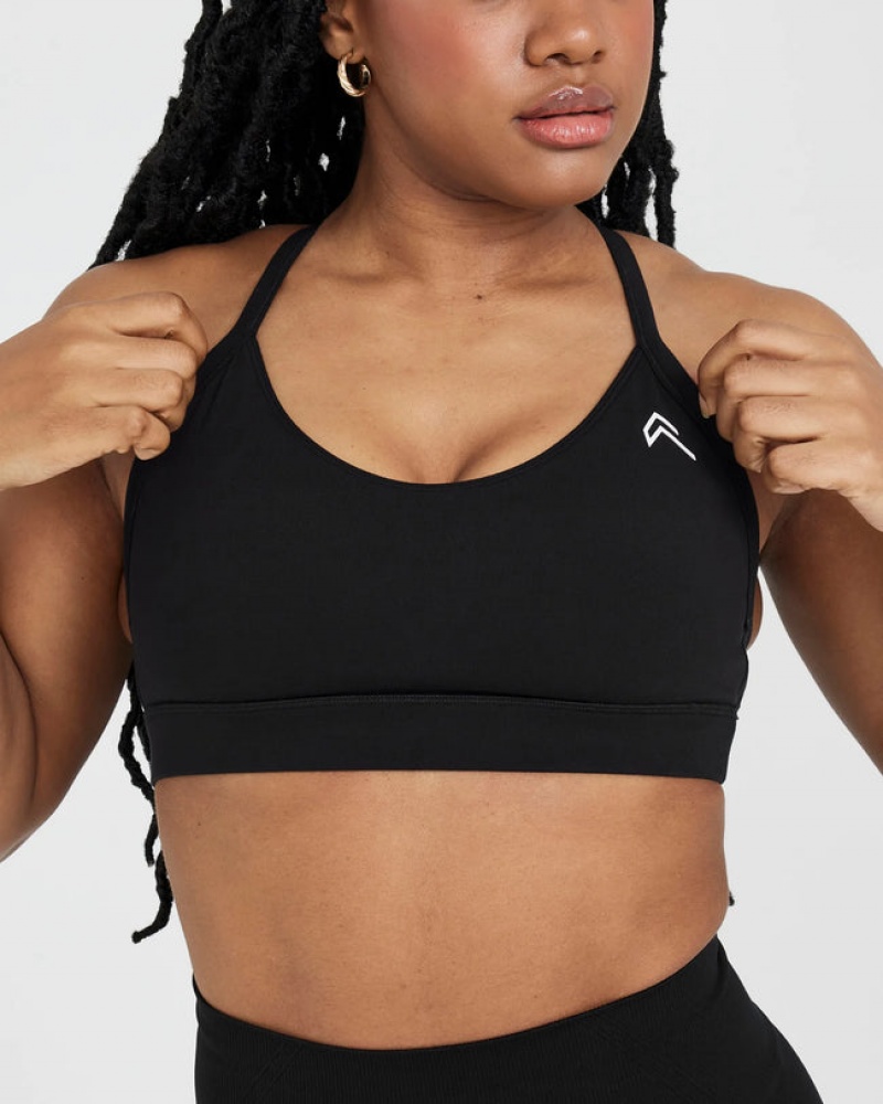 Black Oner Active Everyday Sports Bras | 13058DACH