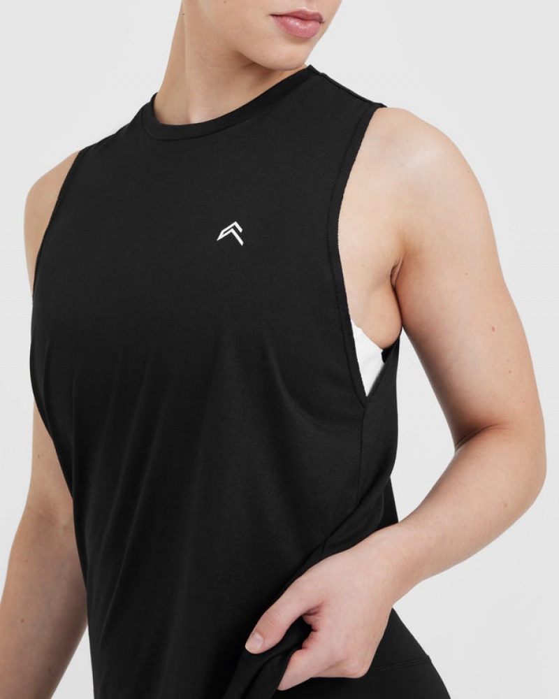 Black Oner Active Go To Muscle T Shirts | 29463IGUH