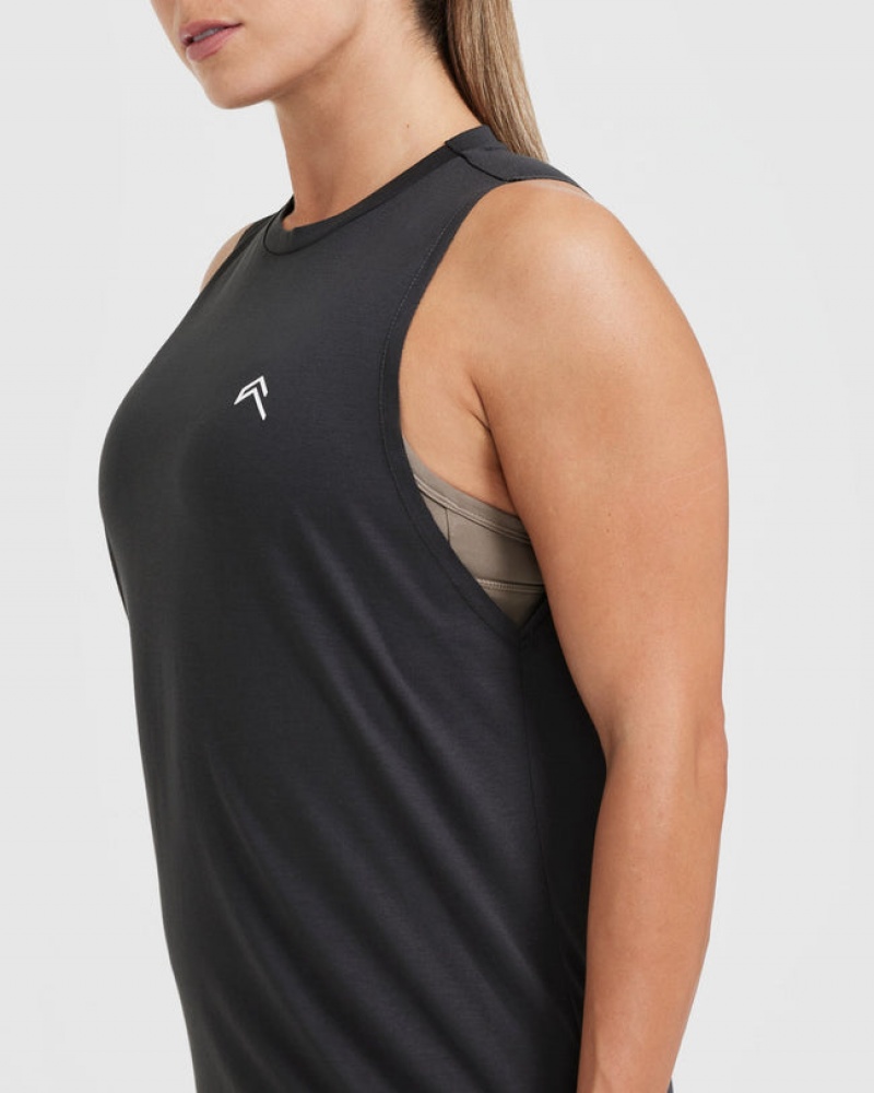 Black Oner Active Go To Muscle T Shirts | 86542SOYB