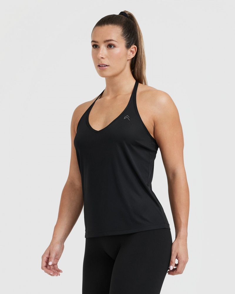 Black Oner Active Go To Strappy Loose T Shirts | 15346PBEQ