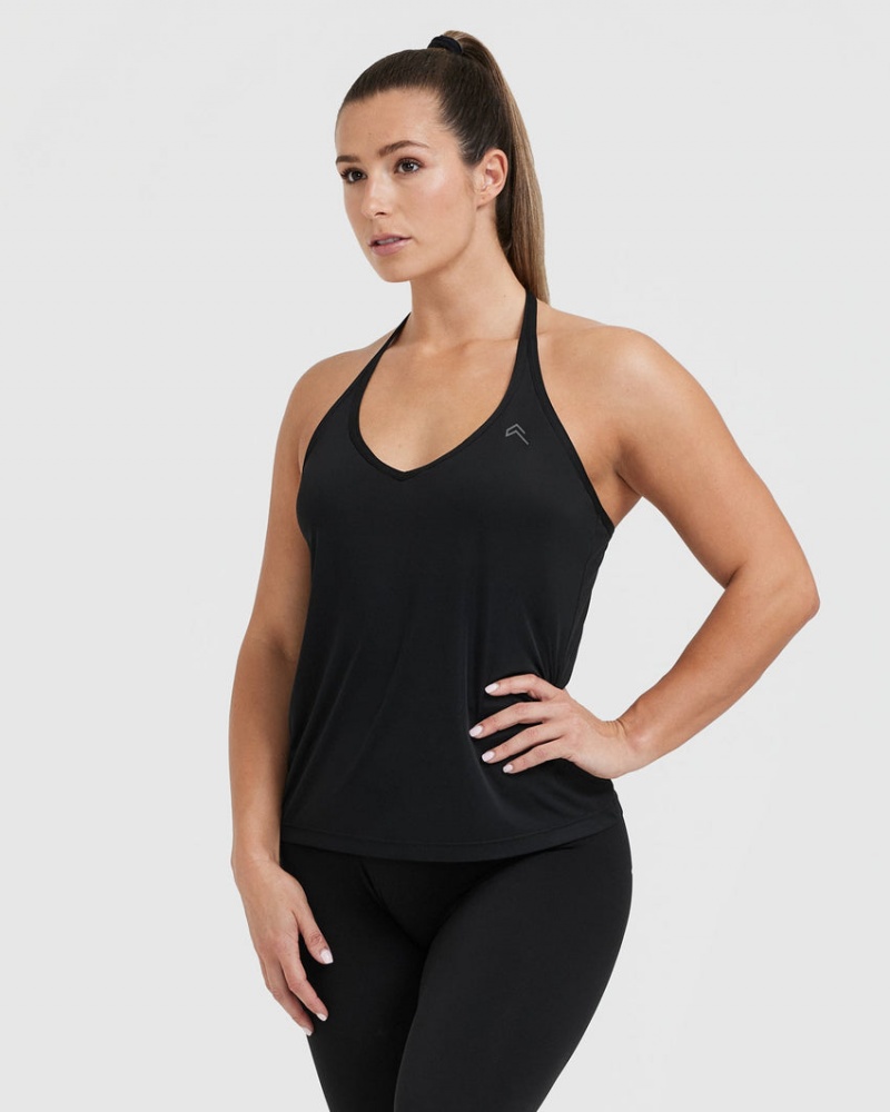 Black Oner Active Go To Strappy Loose T Shirts | 15346PBEQ