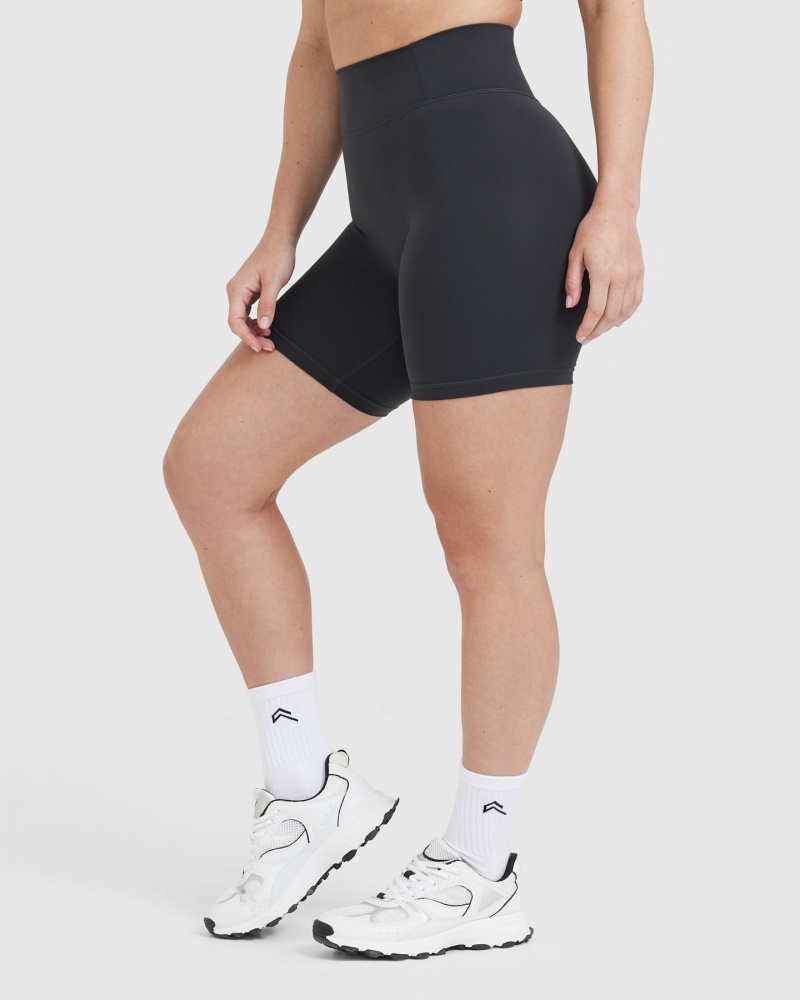 Black Oner Active Timeless High Waisted Shorts | 93608WSVM