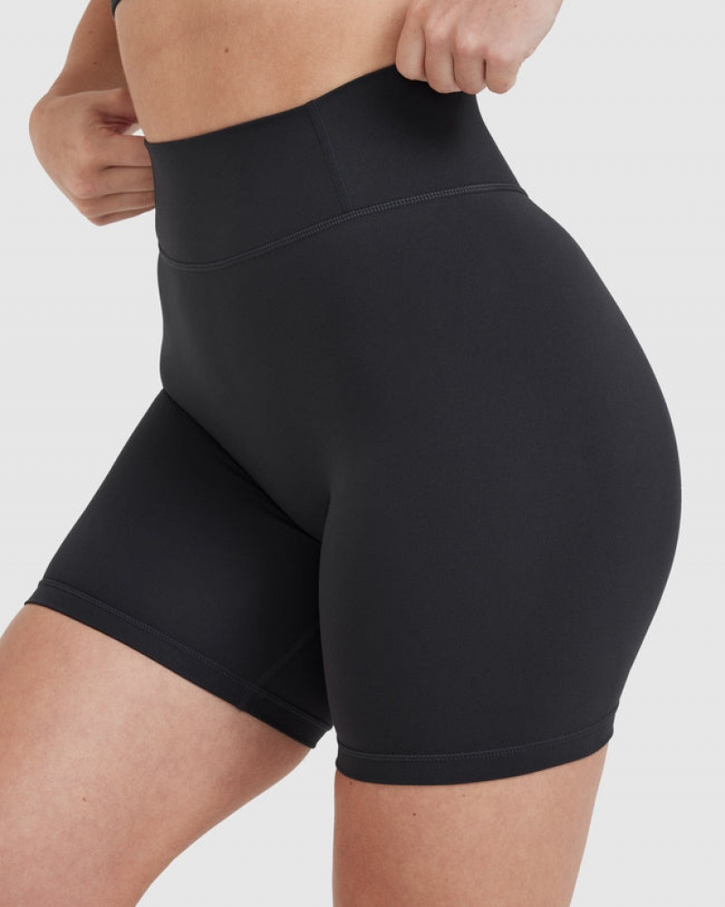 Black Oner Active Timeless High Waisted Shorts | 93608WSVM