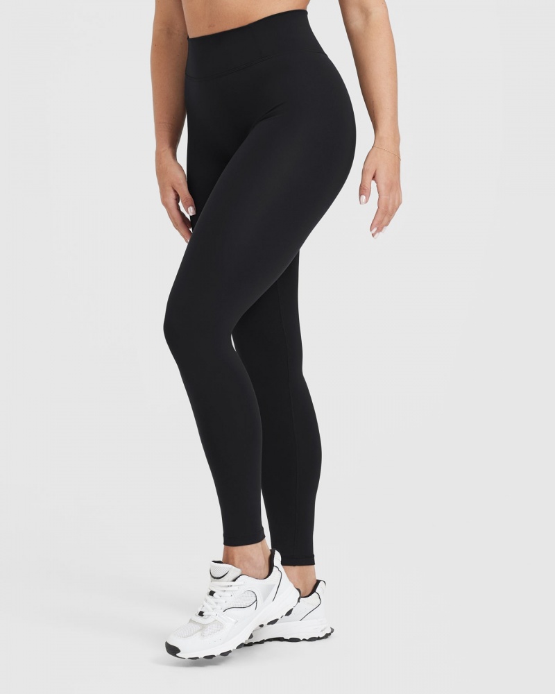 Black Oner Active Timeless High Waisted Leggings | 62587GWXO