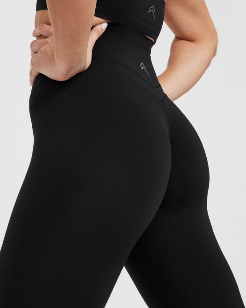 Black Oner Active Unified High Waisted Leggings | 08436WOJX