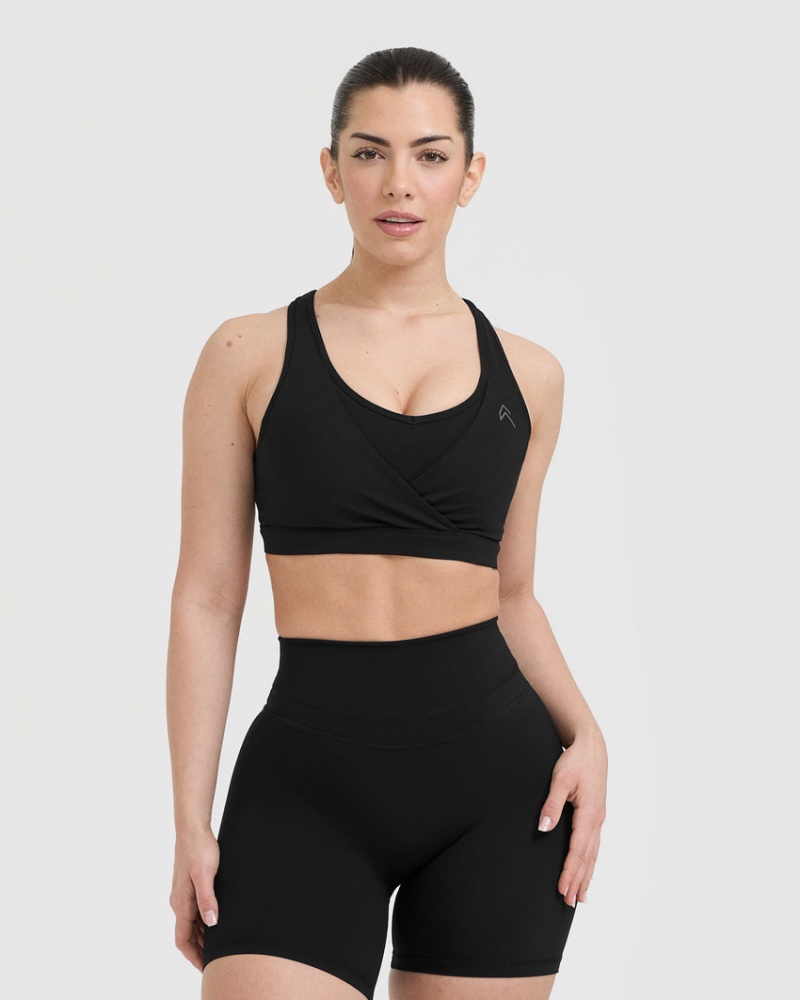 Black Oner Active Unified Layered Sports Bras | 07135OXCU