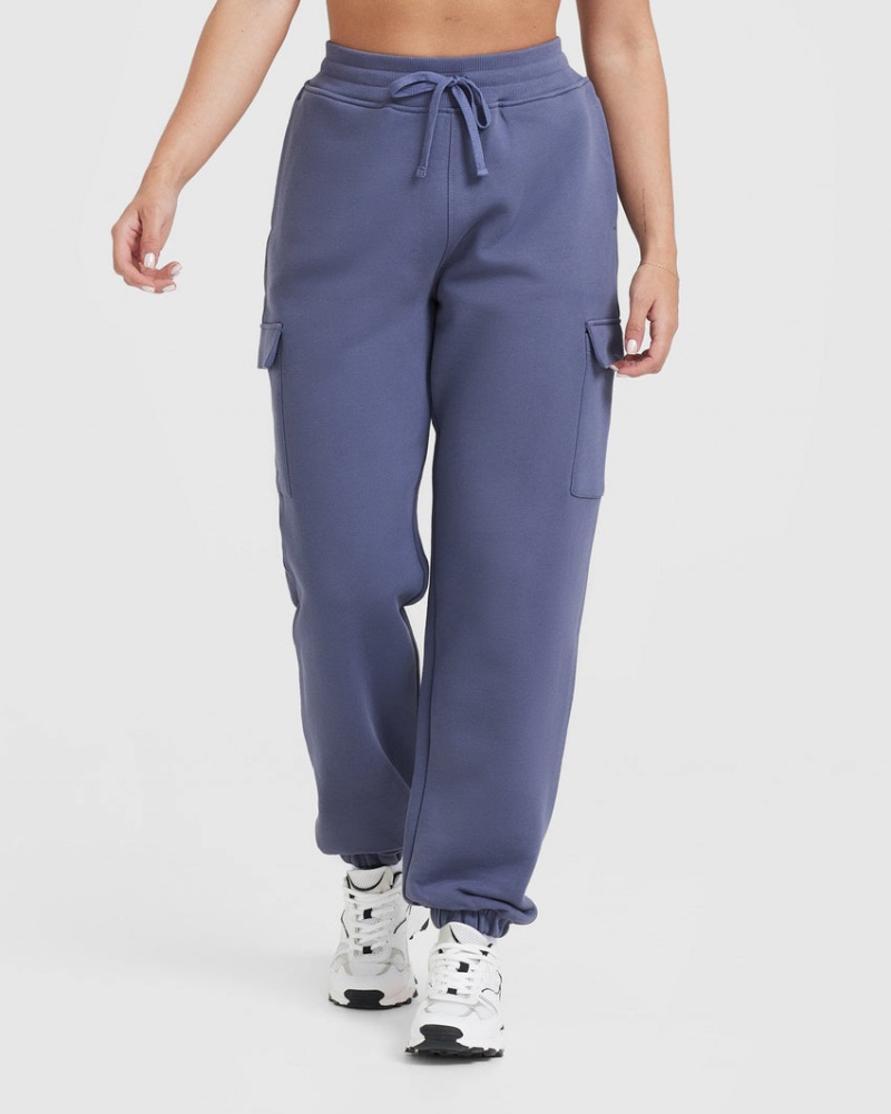 Blue Oner Active All Day Lightweight Cargo Joggers | 82590ANIH