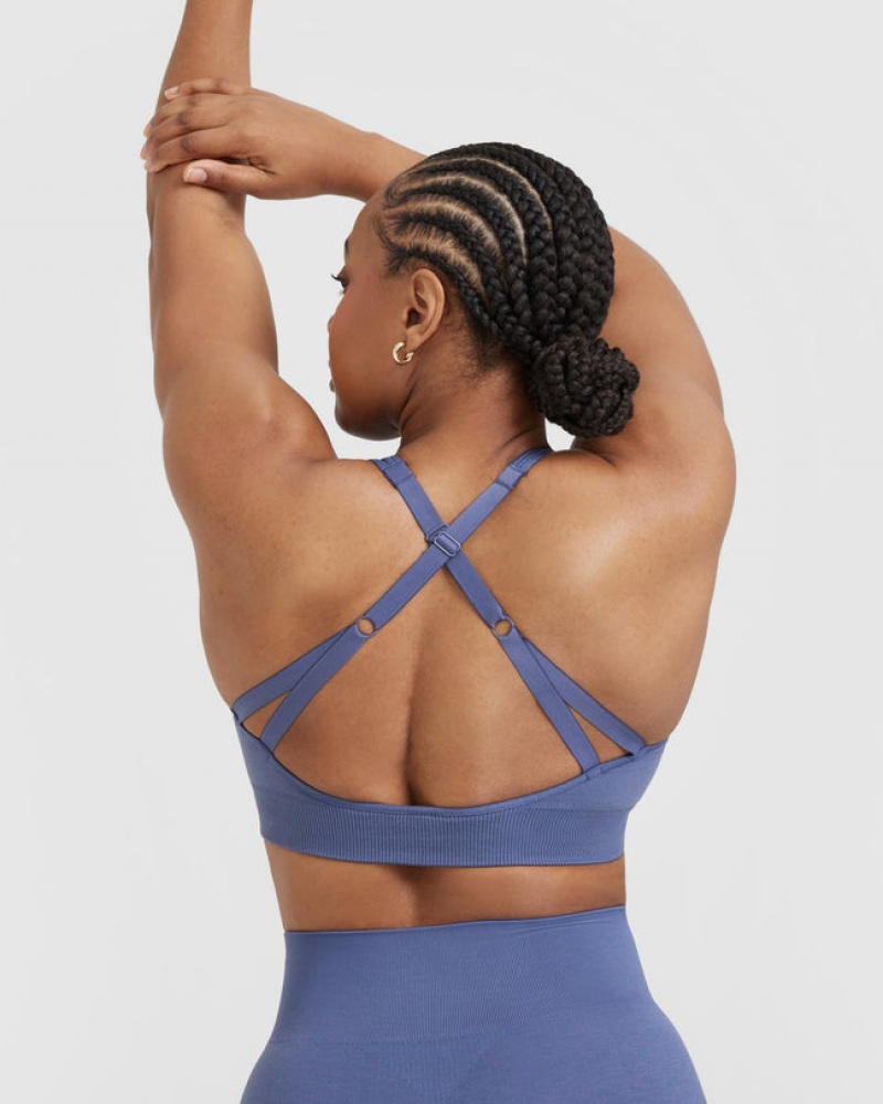 Blue Oner Active Classic Seamless 2.0 Bralette Sports Bras | 40126CXLM