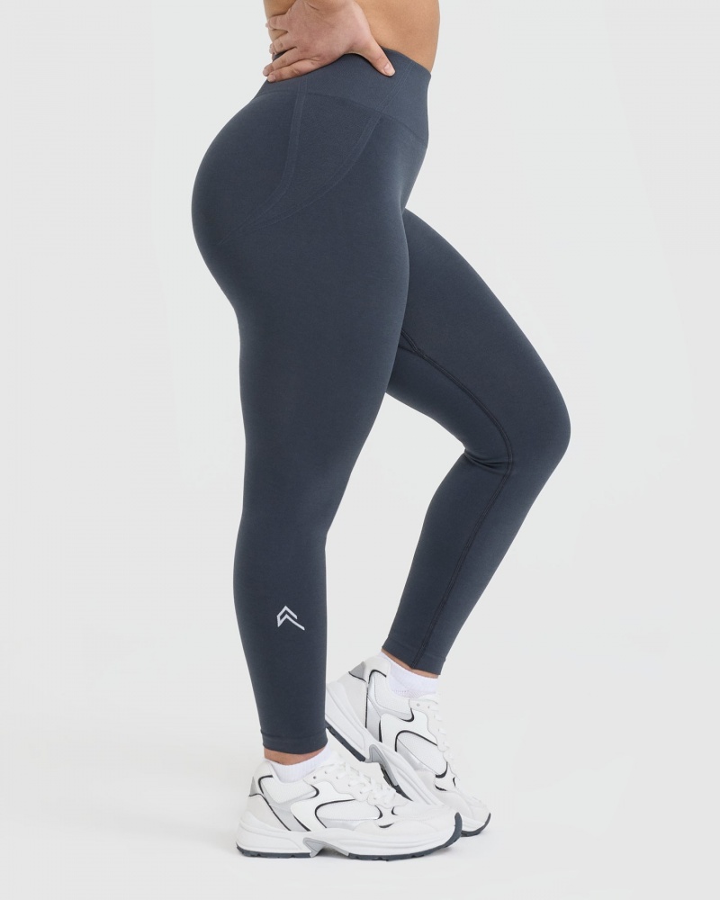 Blue Oner Active Effortless Seamless Leggings | 29054MLPE